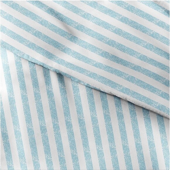 Hypoallergenic Duvet Cover Set Twin/Twin XL Aqua Blue - Picture 8 of 8